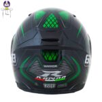 کلاه کاسکت راپیدو مدل 950 طرح واریو سبز - تصویر 8