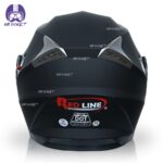 کلاه کاسکت فک متحرک ردلاین مدل 935 رنگ مشکی مات - تصویر 6