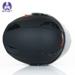 کلاه کاسکت بلوتوث دار فک متحرک ردلاین مدل 939 رنگ مشکی مات - تصویر 8