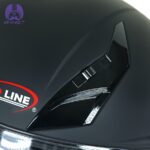 کلاه کاسکت بلوتوث دار فک متحرک ردلاین مدل 939 رنگ مشکی مات - تصویر 12