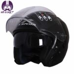 کلاه کاسکت بدون فک راپیدو مدل 881 رنگ مشکی براق - تصویر 2
