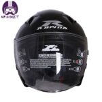 کلاه کاسکت بدون فک راپیدو مدل 881 رنگ مشکی براق - تصویر 4
