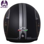 کلاه کاسکت وسپایی راپیدو مدل 859 طرح کلیدار رنگ مشکی مات - تصویر 3