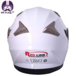 کلاه کاسکت فک ثابت ردلاین مدل 922 رنگ سفید - تصویر 4