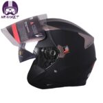 کلاه کاسکت بدون فک ردلاین مدل 916 رنگ مشکی مات - تصویر 4