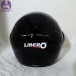 کلاه کاسکت بدون فک لیبرو رنگ مشکی براق - تصویر 3
