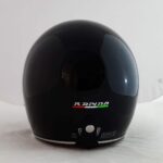 کلاه کاسکت وسپایی راپیدو مدل 859 رنگ مشکی براق - تصویر 3