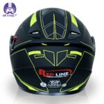 کلاه کاسکت فک محترک ردلاین مدل 939 کد NSN20-BLKYLW - تصویر 3