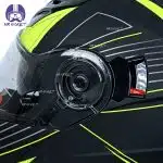 کلاه کاسکت فک محترک ردلاین مدل 939 کد NSN20-BLKYLW - تصویر 6