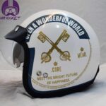 کلاه کاسکت وسپایی راپیدو مدل 859 طرح KEY/W - تصویر 2