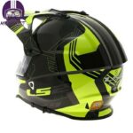 کلاه کاسکت ال اس تو مدل Pioneer Trigger Black/Yellow - تصویر 3