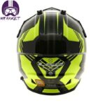 کلاه کاسکت ال اس تو مدل Pioneer Trigger Black/Yellow - تصویر 4