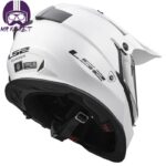 کلاه کاسکت ال اس تو مدل MX436 Pioneer Gloss White - تصویر 5