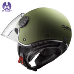 کلاه کاسکت ال اس تو مدل  OF558 sphere lux green matt - تصویر 5