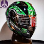 کلاه کاسکت بون مدل XYZ Green - تصویر 7