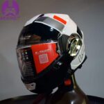 کلاه کاسکت ال اس تو مدل Ff399 Valiant Prox White Red - تصویر 8