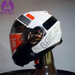 کلاه کاسکت ال اس تو مدل Ff399 Valiant Prox White Red - تصویر 9