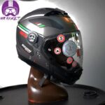 کلاه کاسکت نولان مدل N70-2 GT Bellavista 24 Flat Lava Grey Italy - تصویر 9