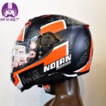 کلاه کاسکت نولان مدل N87 BLC/RED - تصویر 5