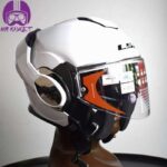 کلاه کاسکت ال اس تو مدل Valiant White Modular - تصویر 11