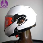 کلاه کاسکت ال اس تو مدل Valiant White Modular - تصویر 7