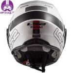 کلاه کاسکت ال اس تو مدل Ff399 Valiant Prox White Red - تصویر 14