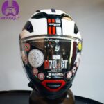 کلاه کاسکت نولان مدل N70-2 GT BELLAVISTA N-COM METAL - تصویر 8