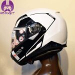 کلاه کاسکت نولان مدل  N100-5 Consistency N-Com w/b - تصویر 6