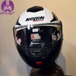 کلاه کاسکت نولان مدل  N90-2 Special N-Com w/b - تصویر 6