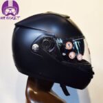 کلاه کاسکت نولان مدل  Nolan N90.2 Classic N-com Flat Black - تصویر 7