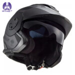 کلاه کاسکت ال اس تو مدل OF570 MATT BLACK TITANIUM - تصویر 3