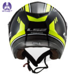 کلاه کاسکت ال اس تو مدل OF573 Twister II Flix black-yellow - تصویر 6