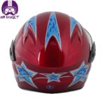 کلاه کاسکت کودکان ویکتوریا مدل RE04ST رنگ جیگری - تصویر 3