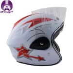 کلاه کاسکت کودکان ویکتوریا مدل WIT04ST رنگ سفید - تصویر 4