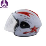 کلاه کاسکت کودکان ویکتوریا مدل WIT04ST رنگ سفید - تصویر 3