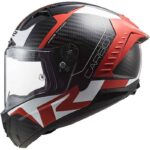 کلاه کاسکت ال اس تو مدل ls2 ff805 thunder c racing 1 gl red white - تصویر 5