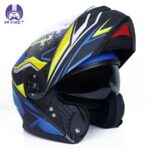 کلاه کاسکت راپیدو مدل 950 رنگ مشکی آبی - تصویر 4