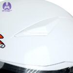کلاه کاسکت فک متحرک راپیدو مدل 950 رنگ سفید - تصویر 8
