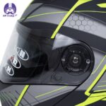 کلاه کاسکت راپیدو مدل 950 رنگ زرد طوسی - تصویر 7