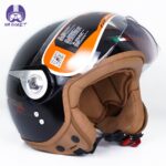 کلاه کاسکت بیون مدل B-110 Nano Air Black Shine - تصویر 4