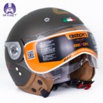 کلاه کاسکت بیون مدل B-110 Nano Air Brown matt - تصویر 3