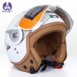 کلاه کاسکت بیون B-110 18 Nano Air Whait Shine - تصویر 4