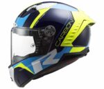 کلاه کاسکت ال اس تو مدل ls2 ff805 thunder c racing 1 blue h-v yellow - تصویر 4