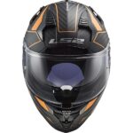 کلاه کاسکت ال اس تو مدل ls2 ff327 challenger ct2 grid matt carbon - تصویر 9