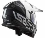کلاه کاسکت ال اس تو مدل LS2 MX436 PIONEER EVO EVOLVE WHITE MATT BLACK - تصویر 2