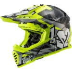 کلاه کاسکت ال اس تو مدل ls2 mx437 fast evo crusher black hi vis yellow - تصویر 3