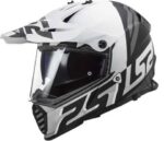 کلاه کاسکت ال اس تو مدل LS2 MX436 PIONEER EVO EVOLVE WHITE MATT BLACK - تصویر 3