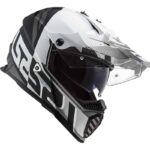 کلاه کاسکت ال اس تو مدل LS2 MX436 PIONEER EVO EVOLVE WHITE MATT BLACK - تصویر 5