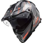 کلاه کاسکت ال اس تو مدل LS2 MX436 PIONEER EVO KNIGHT TITANIUM ORANGE - تصویر 5