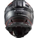 کلاه کاسکت ال اس تو مدل LS2 MX436 PIONEER EVO KNIGHT TITANIUM ORANGE - تصویر 7
